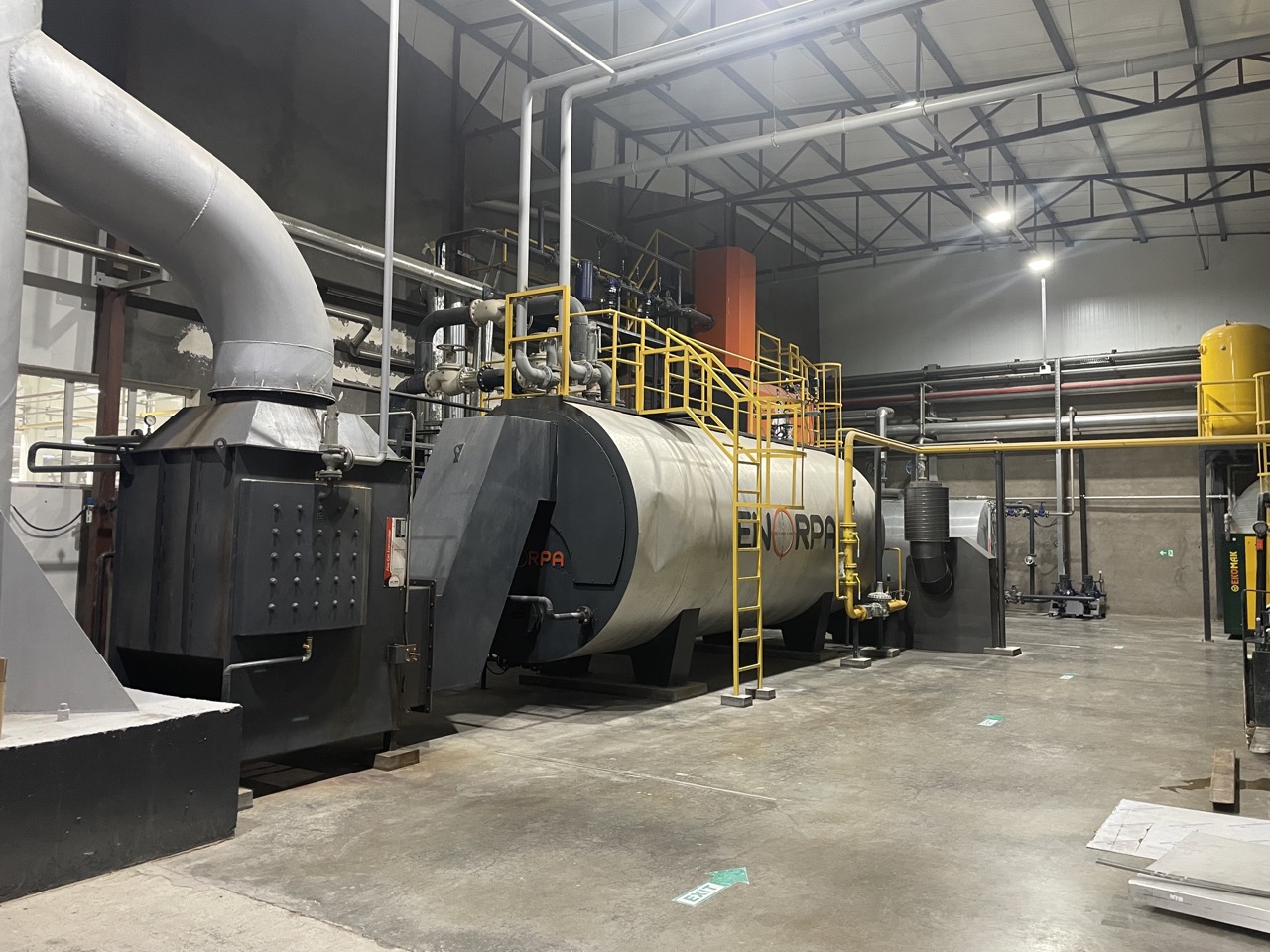 Текстильная фабрика (газ.паровой котел)