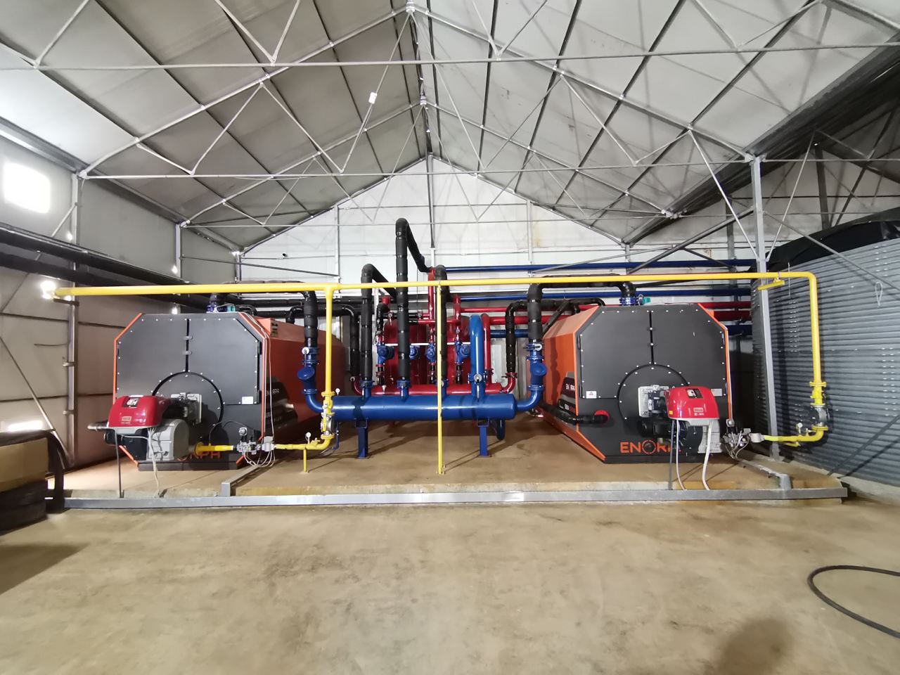 объект с котлами Enorpa